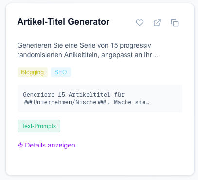 Blog Prompt